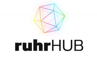 Logo der ruhr HUB, Messe in Bochum